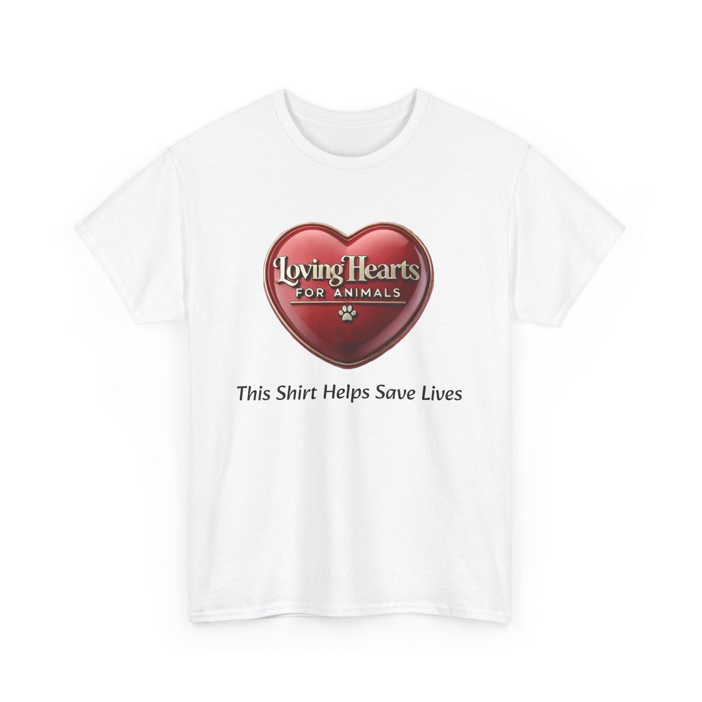 Wear & Rescue: "This Shirt Helps Save Lives" Unisex Heavy Cotton Tee