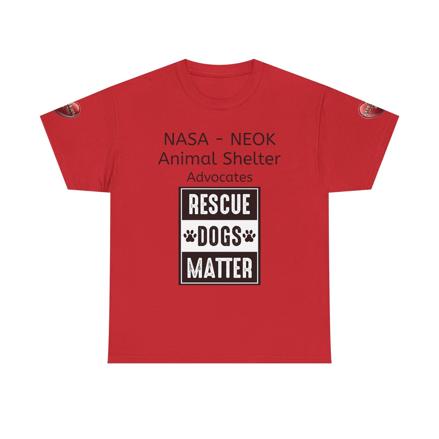 NASA - NEOK Rescue Dogs Matter Tee for Dog Lovers - Adopt Don’t Shop
