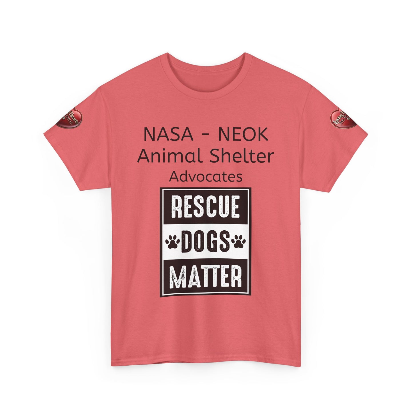 NASA - NEOK Rescue Dogs Matter Tee for Dog Lovers - Adopt Don’t Shop