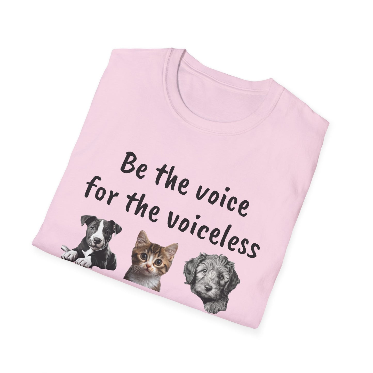 Speak Up for Animals – “Be the Voice for the Voiceless” T-shirt That Makes a Difference