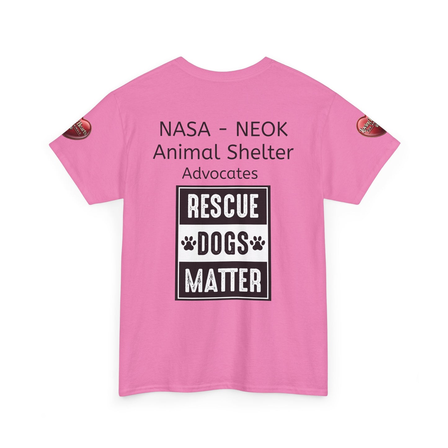 NASA - NEOK Rescue Dogs Matter Tee for Dog Lovers - Adopt Don’t Shop