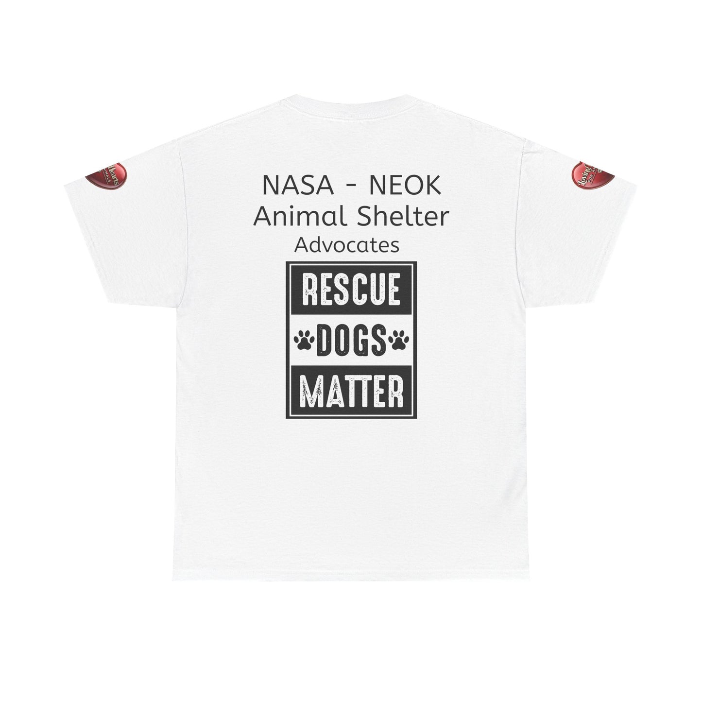 NASA - NEOK Rescue Dogs Matter Tee for Dog Lovers - Adopt Don’t Shop