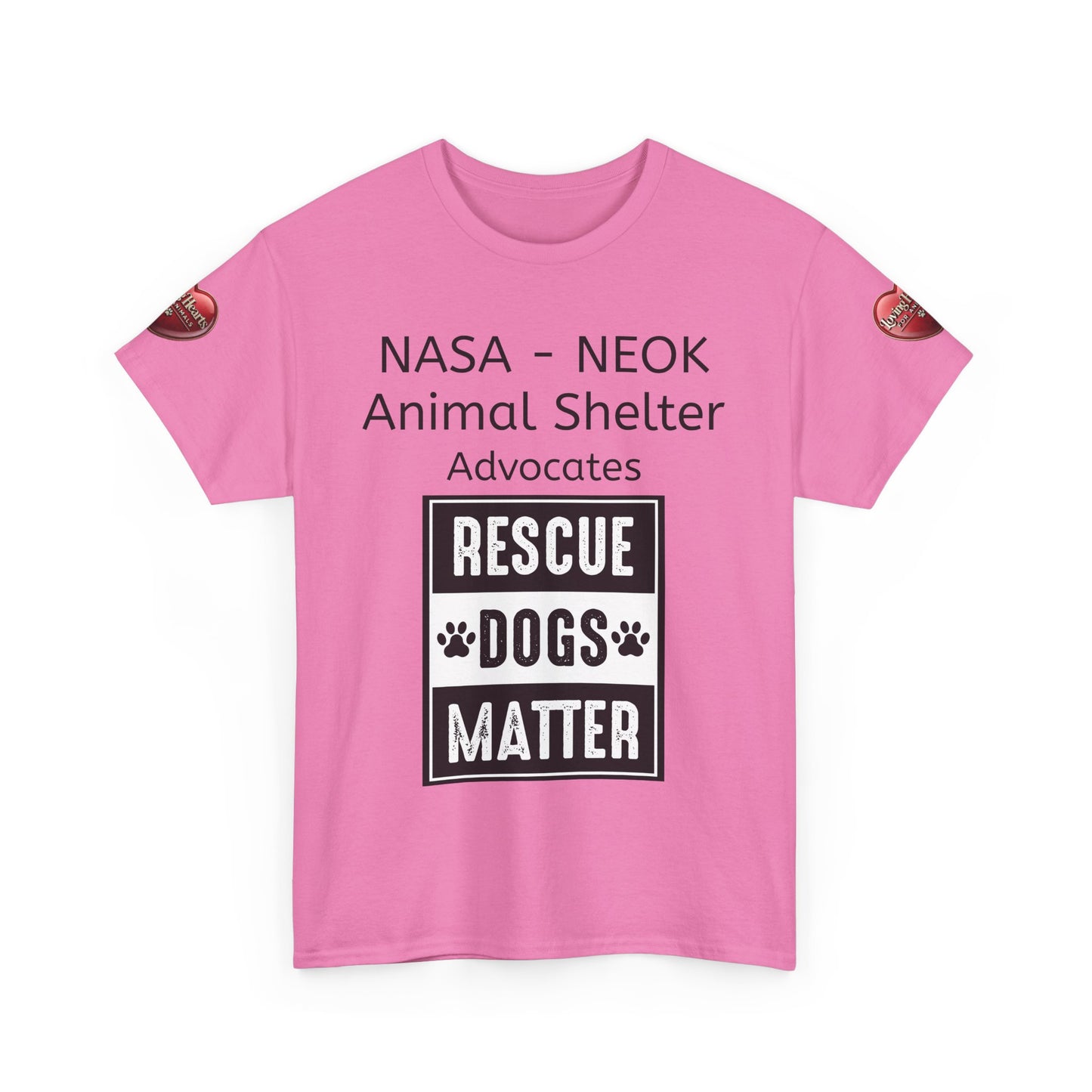 NASA - NEOK Rescue Dogs Matter Tee for Dog Lovers - Adopt Don’t Shop
