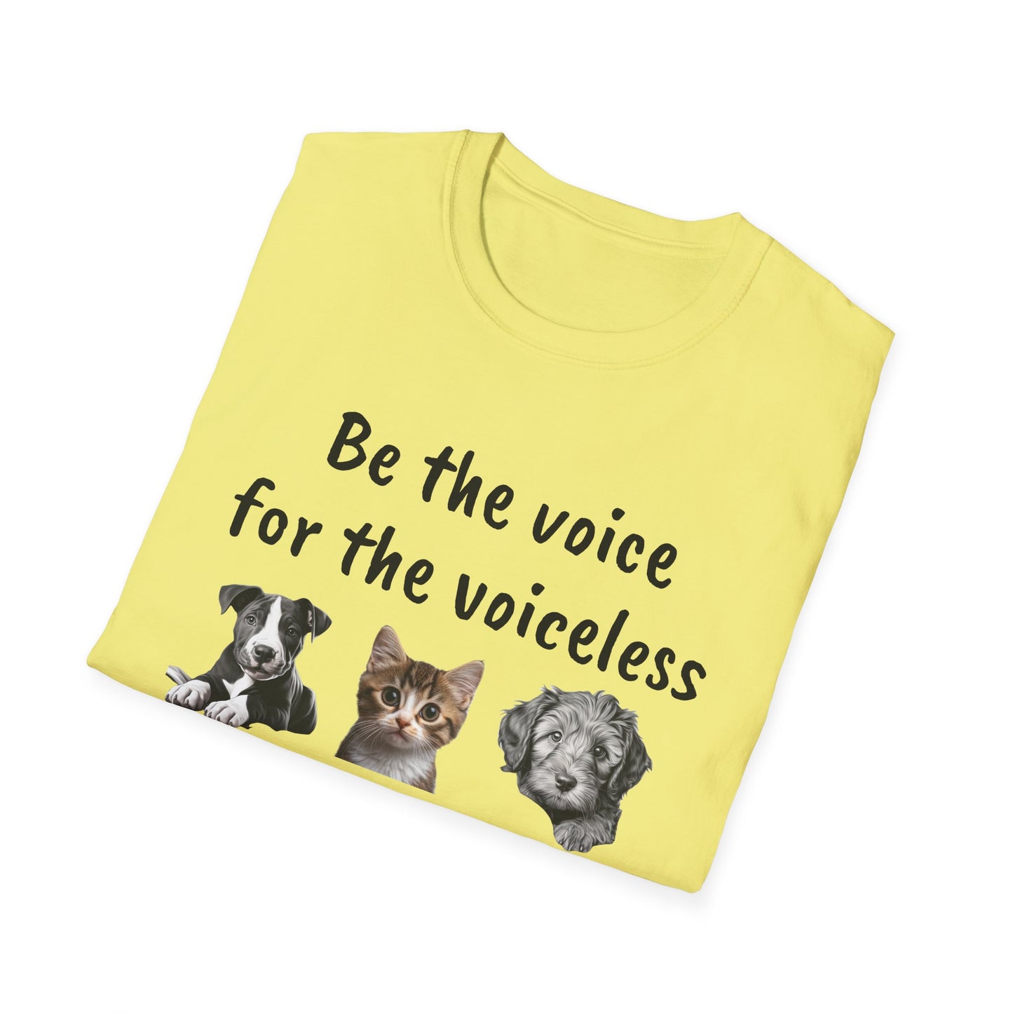 Speak Up for Animals – “Be the Voice for the Voiceless” T-shirt That Makes a Difference