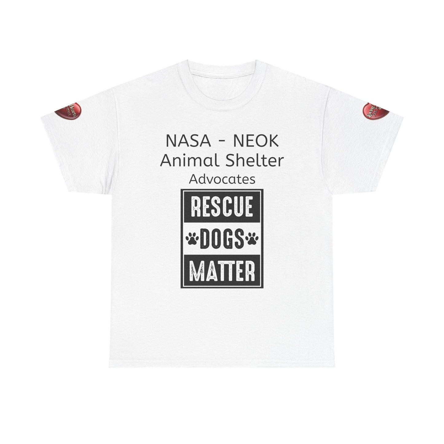 NASA - NEOK Rescue Dogs Matter Tee for Dog Lovers - Adopt Don’t Shop