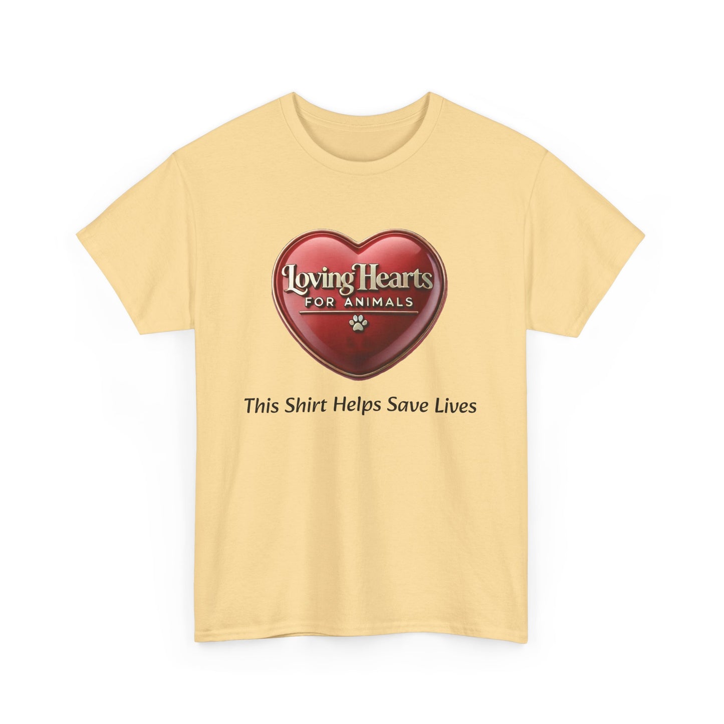 Wear & Rescue: "This Shirt Helps Save Lives" Unisex Heavy Cotton Tee