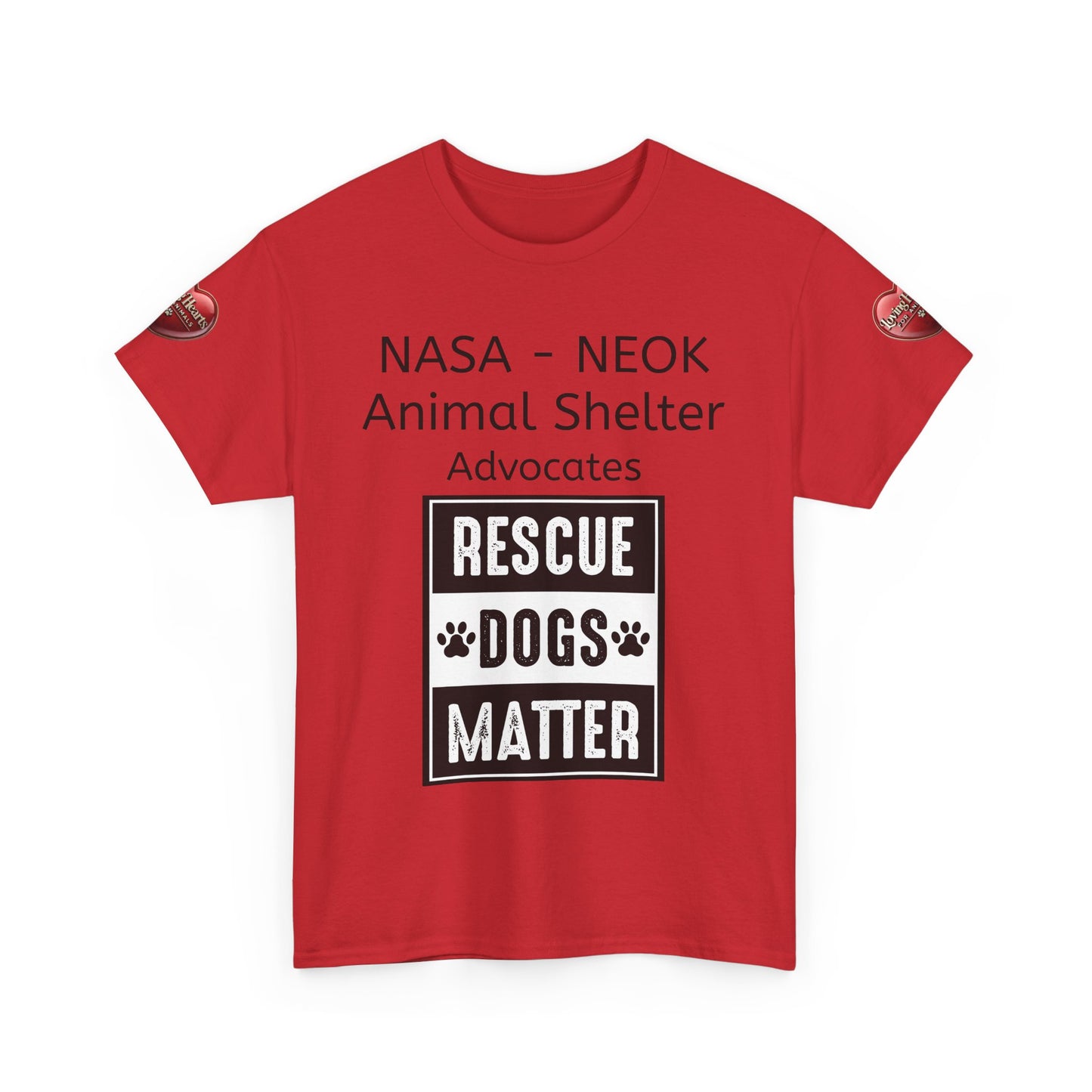 NASA - NEOK Rescue Dogs Matter Tee for Dog Lovers - Adopt Don’t Shop