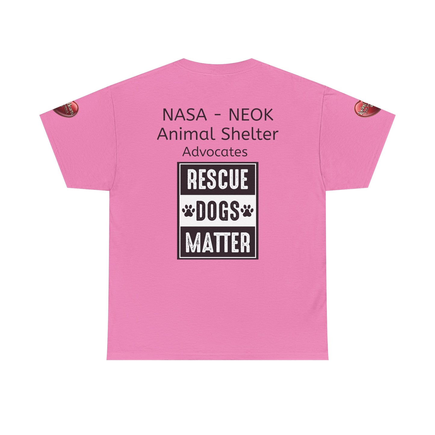 NASA - NEOK Rescue Dogs Matter Tee for Dog Lovers - Adopt Don’t Shop