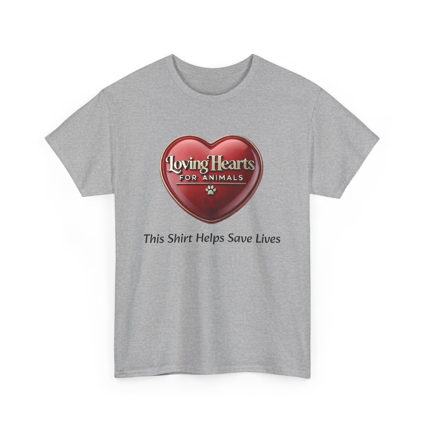 Wear & Rescue: "This Shirt Helps Save Lives" Unisex Heavy Cotton Tee