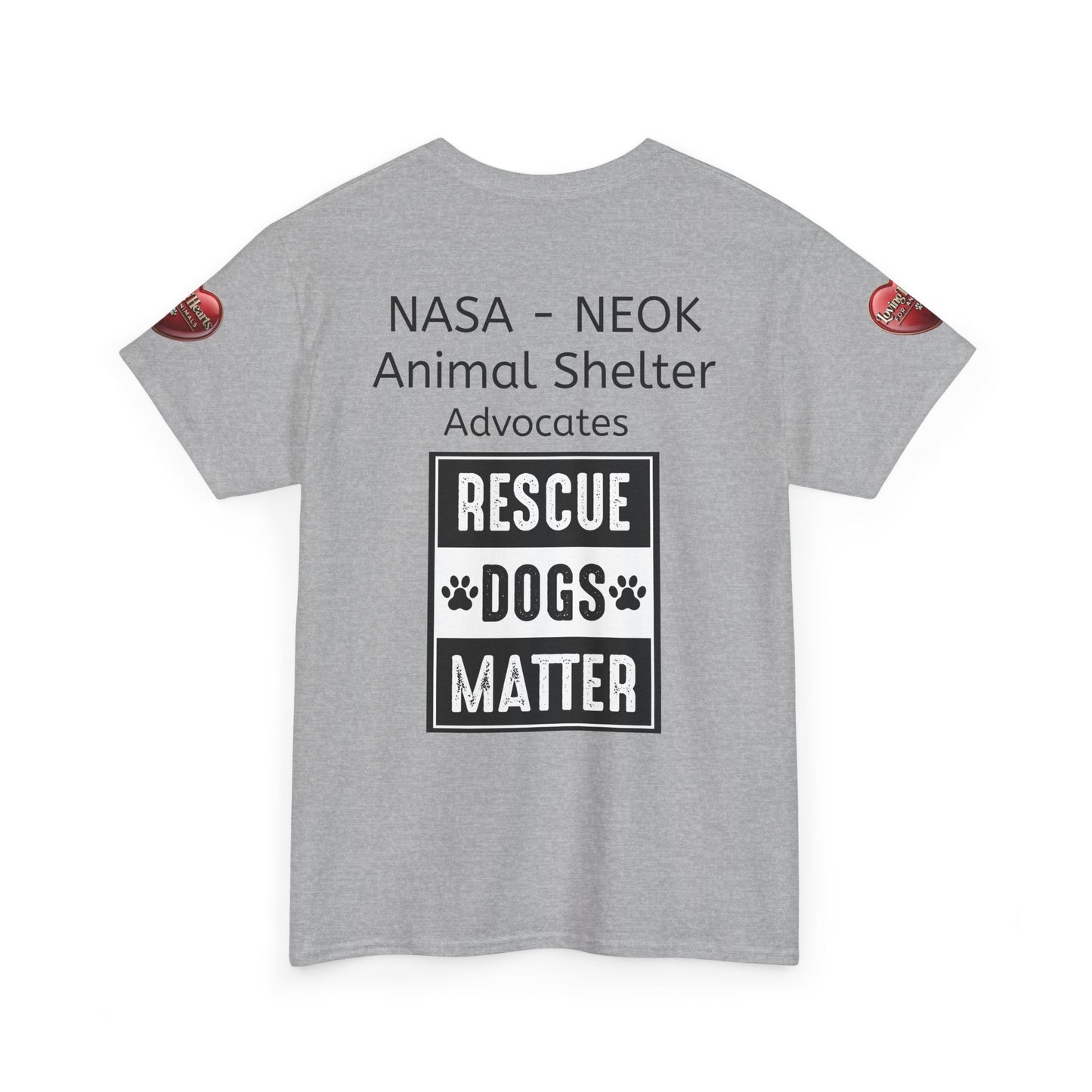NASA - NEOK Rescue Dogs Matter Tee for Dog Lovers - Adopt Don’t Shop