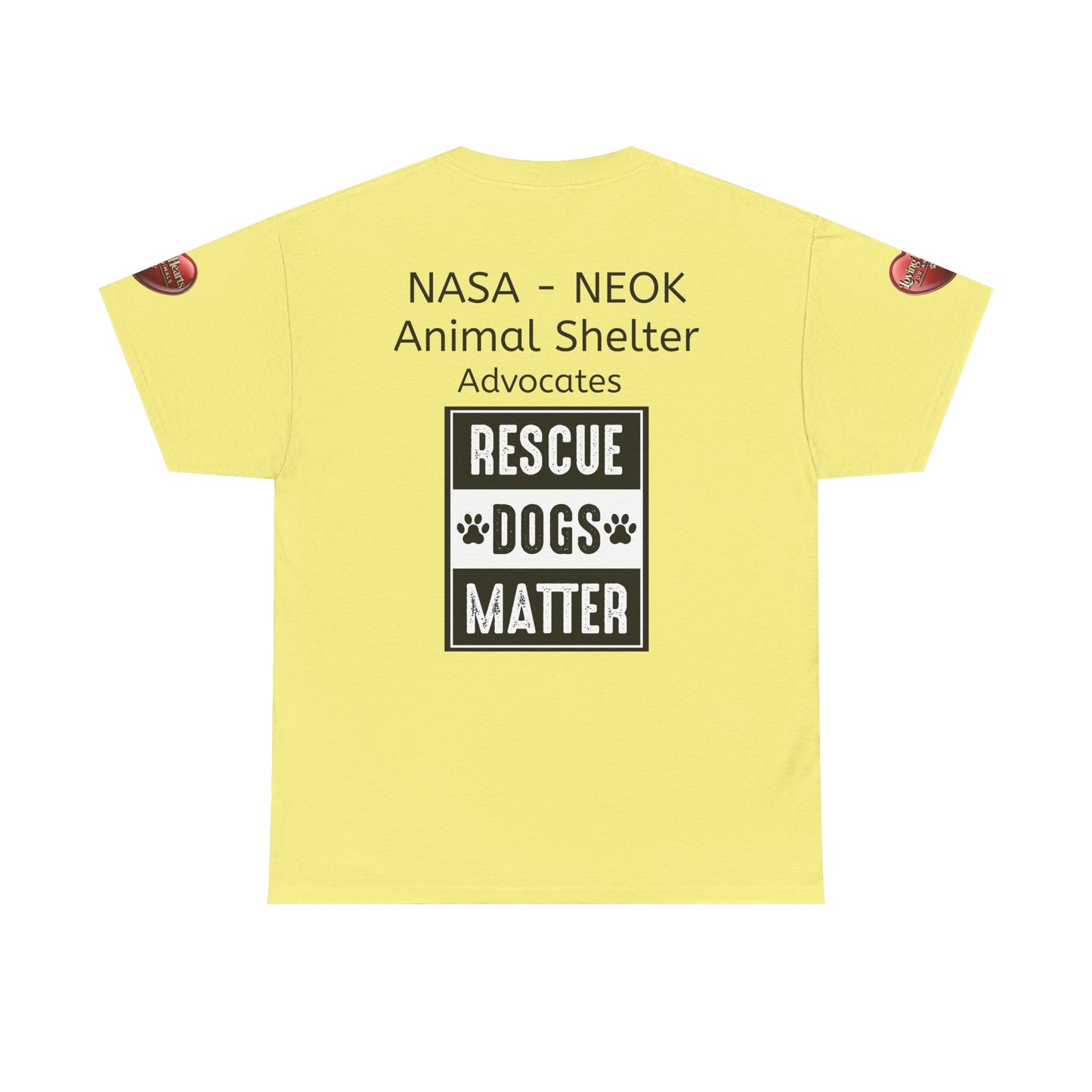 NASA - NEOK Rescue Dogs Matter Tee for Dog Lovers - Adopt Don’t Shop