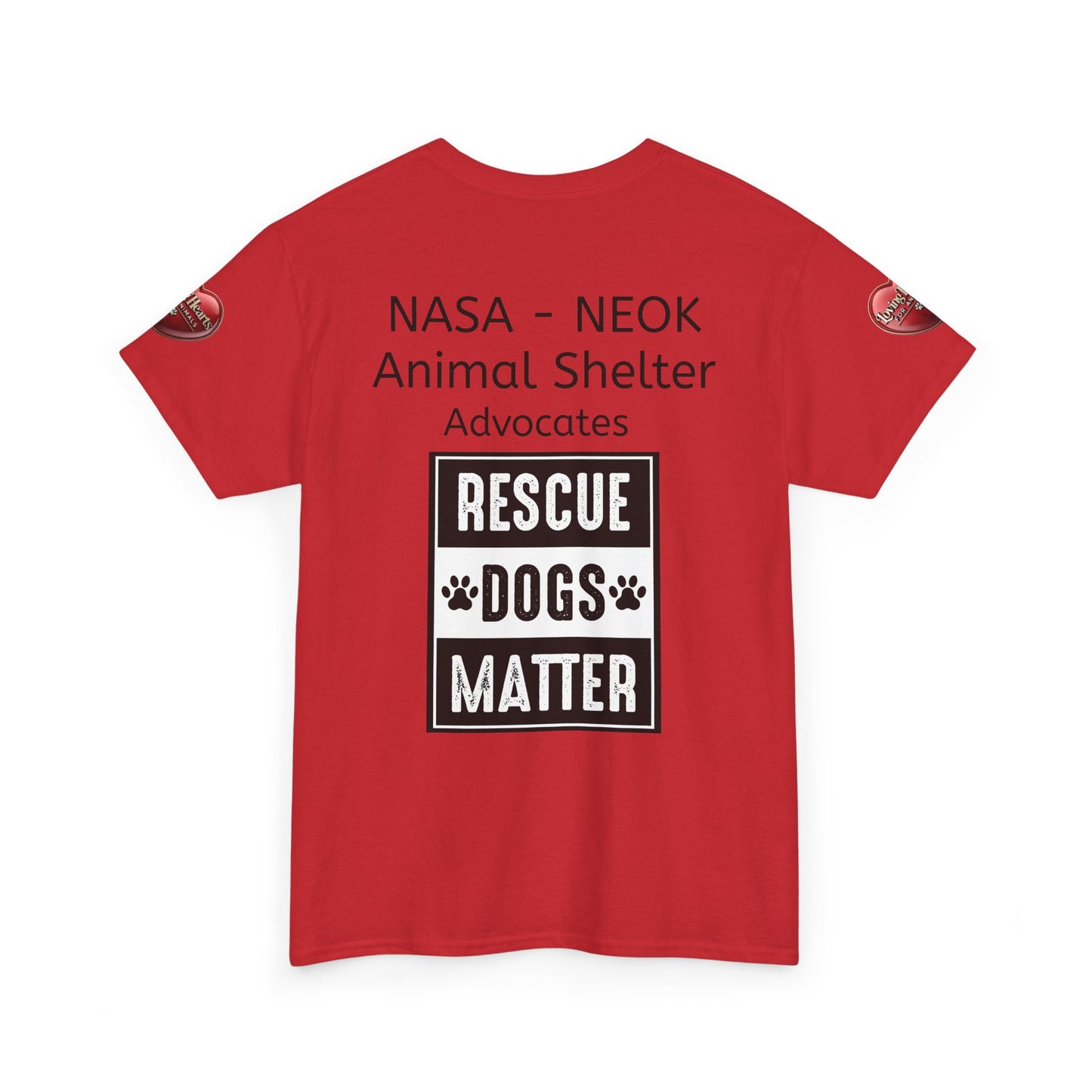 NASA - NEOK Rescue Dogs Matter Tee for Dog Lovers - Adopt Don’t Shop