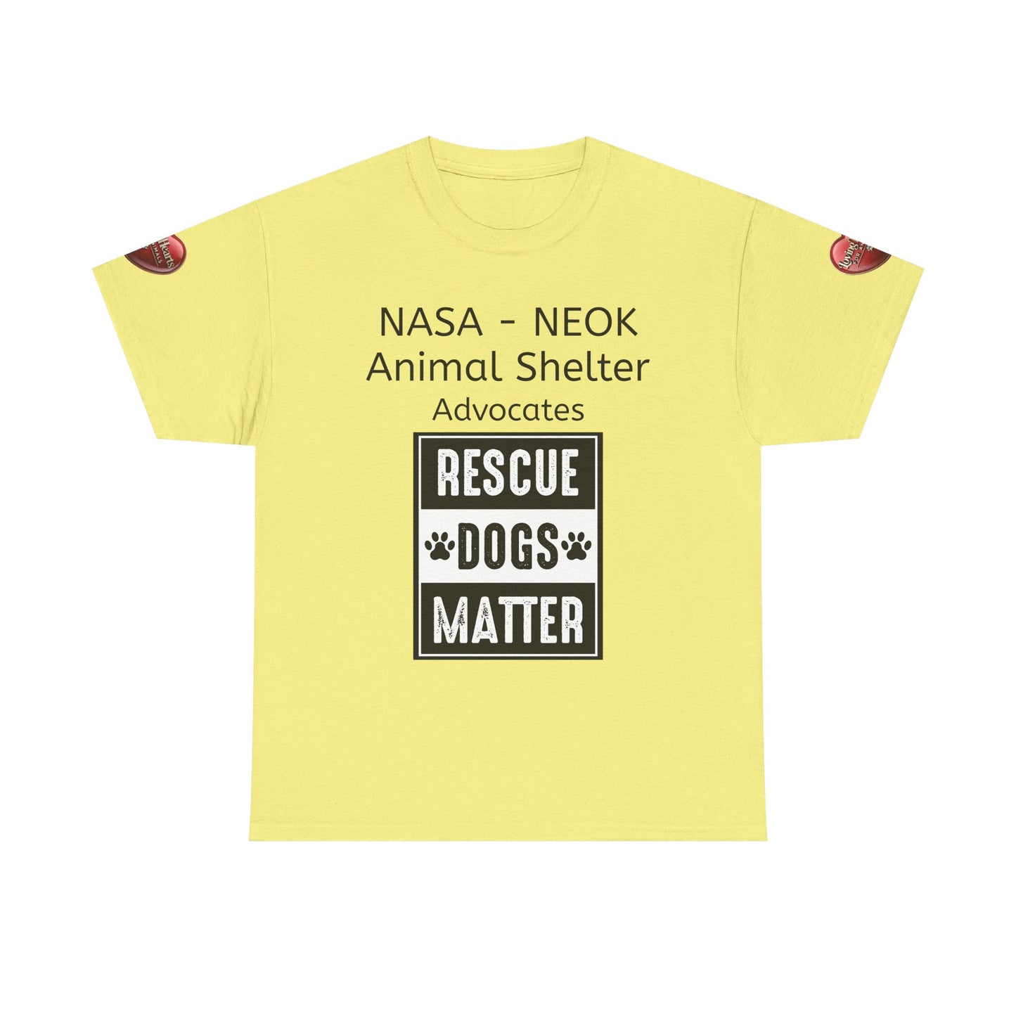 NASA - NEOK Rescue Dogs Matter Tee for Dog Lovers - Adopt Don’t Shop