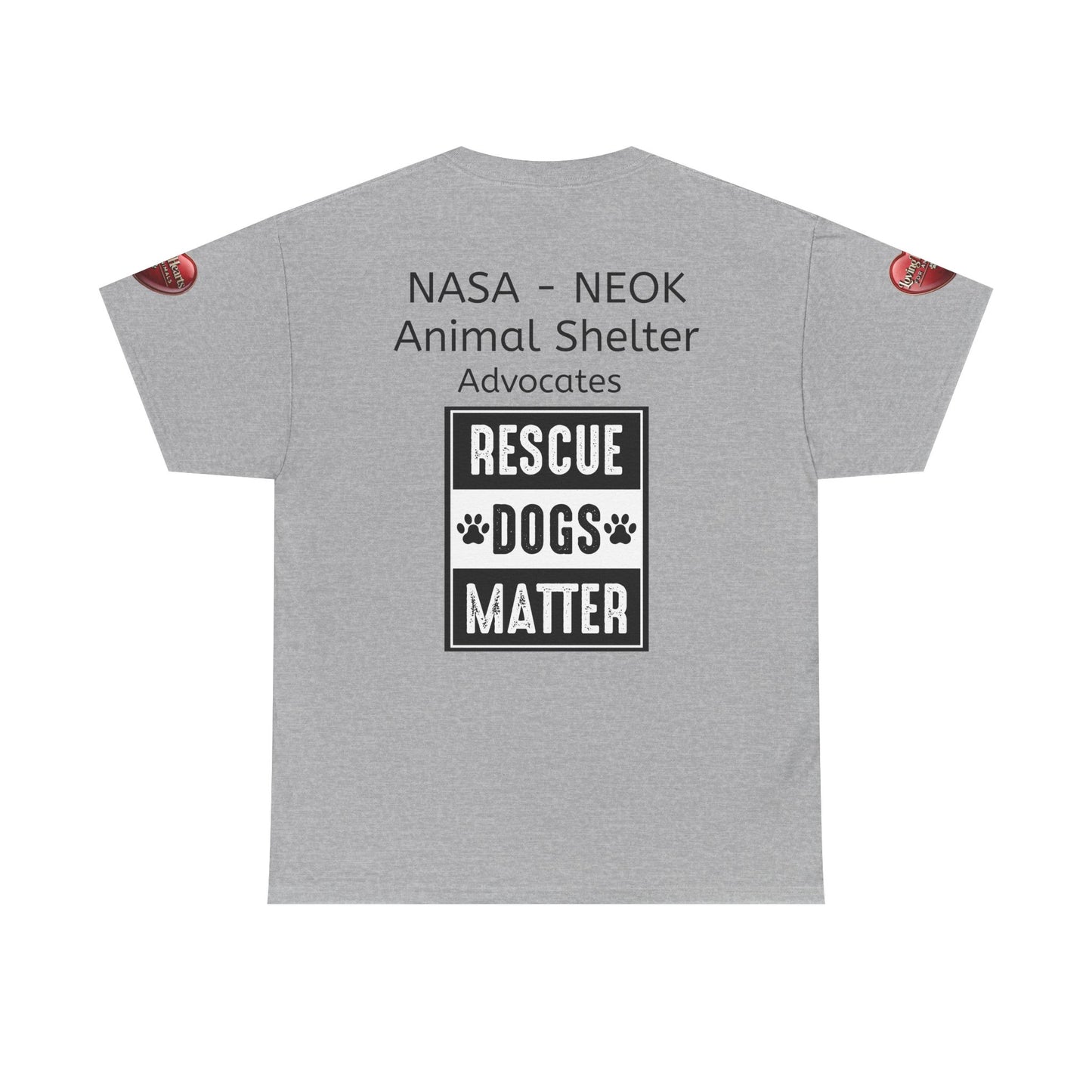 NASA - NEOK Rescue Dogs Matter Tee for Dog Lovers - Adopt Don’t Shop