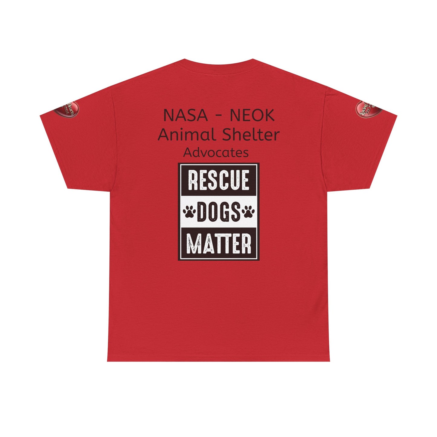 NASA - NEOK Rescue Dogs Matter Tee for Dog Lovers - Adopt Don’t Shop