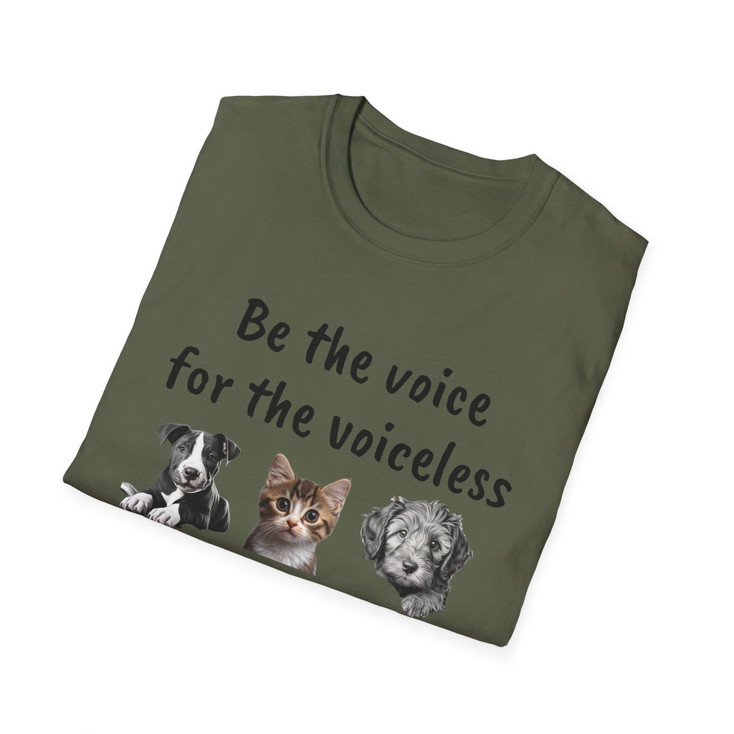 Speak Up for Animals – “Be the Voice for the Voiceless” T-shirt That Makes a Difference