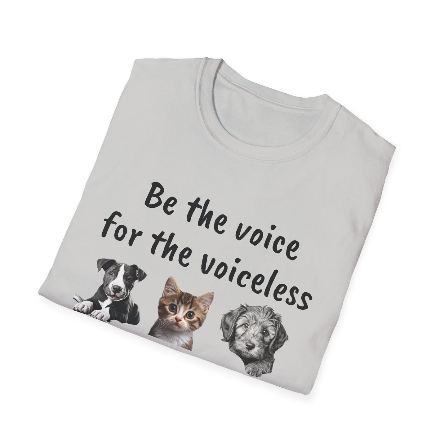 Speak Up for Animals – “Be the Voice for the Voiceless” T-shirt That Makes a Difference