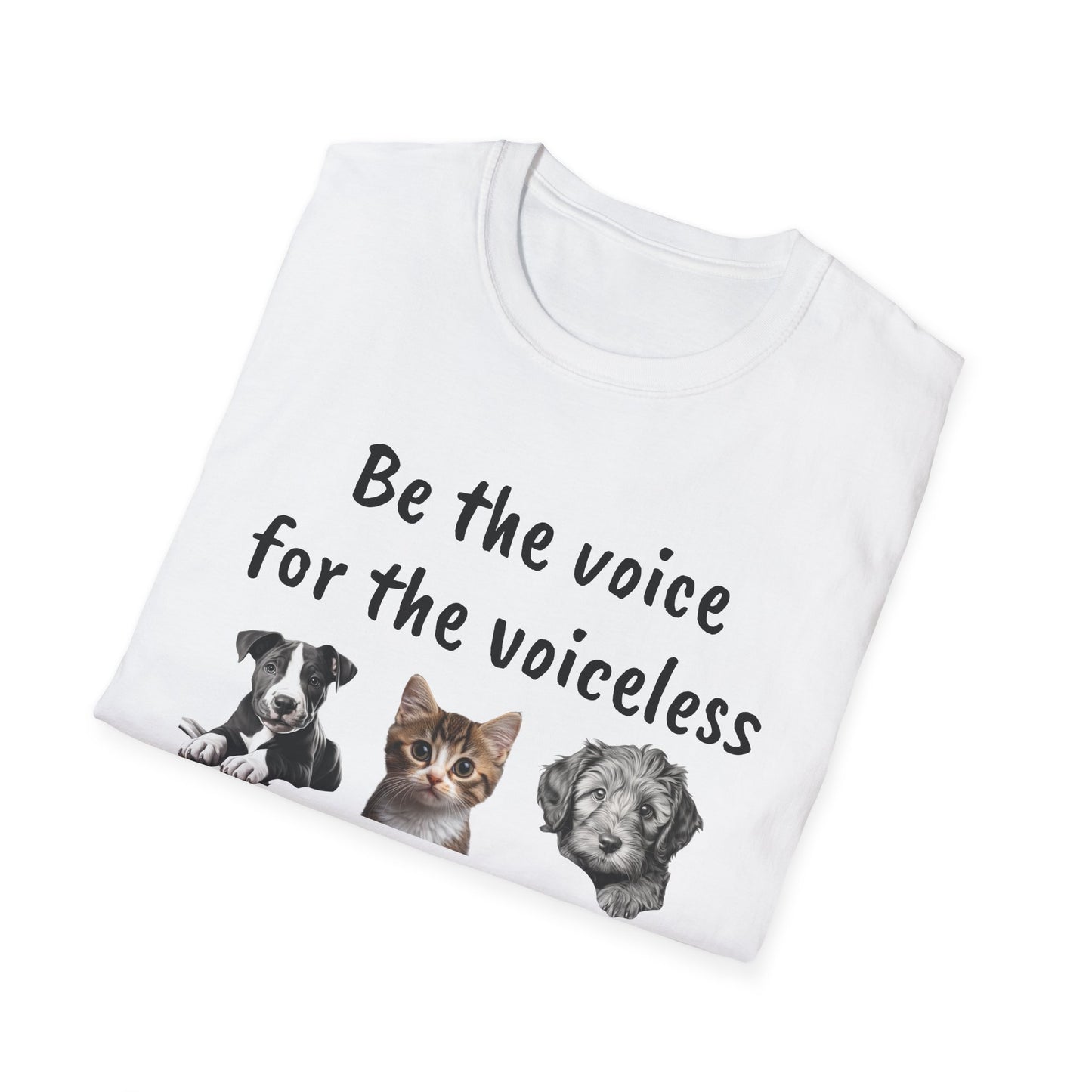 Speak Up for Animals – “Be the Voice for the Voiceless” T-shirt That Makes a Difference