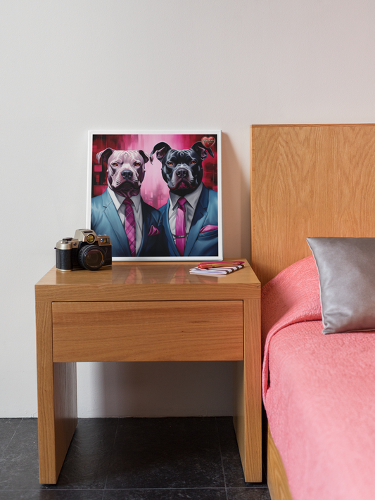 Rescue. Love. Repeat. – Pet Adoption Awareness Print Canvas Wraps