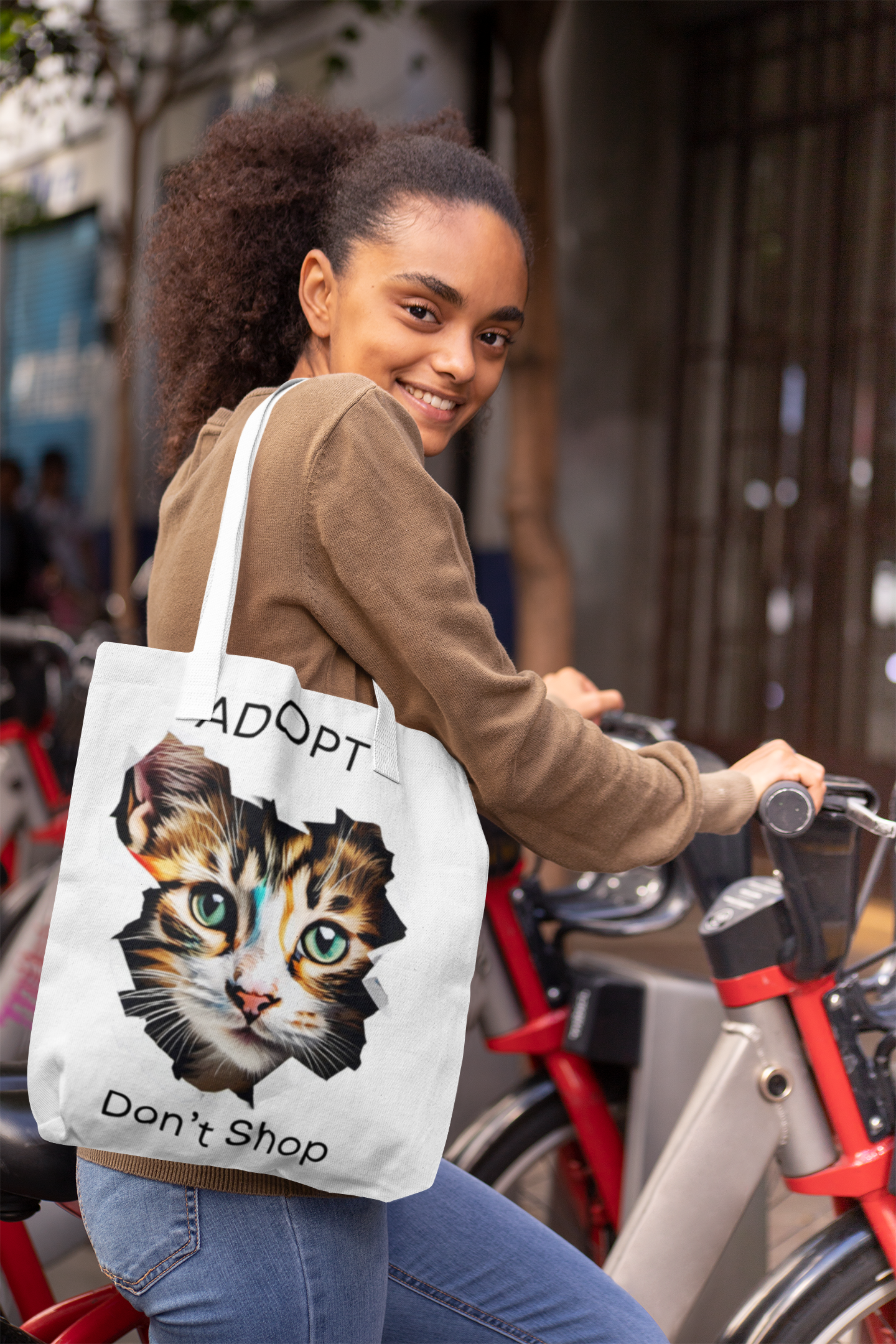 "Tote for a Cause – Adopt Don’t Shop" Tote Bag