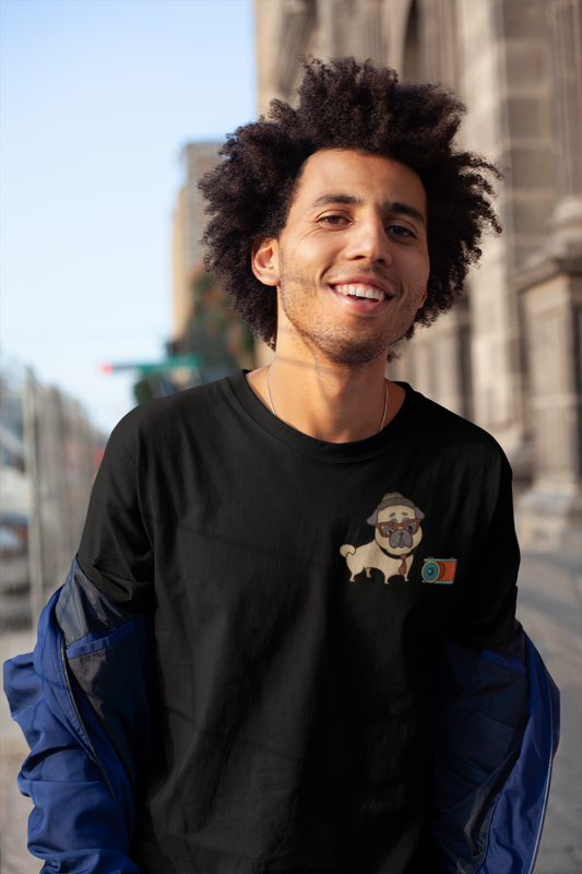 What Up Dawg Garment Dyed T-Shirt-- | Urban Style for Pet Lovers