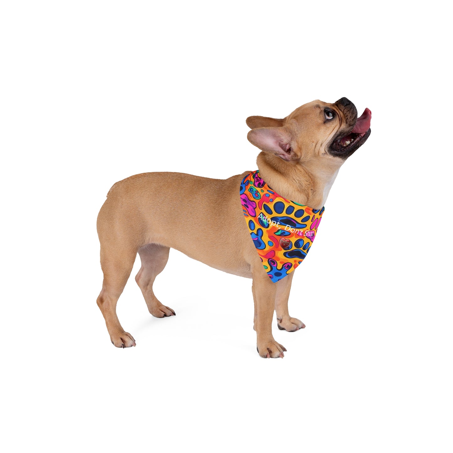 Adopt. Don’t Shop. Make a Difference. – Pet Bandana-