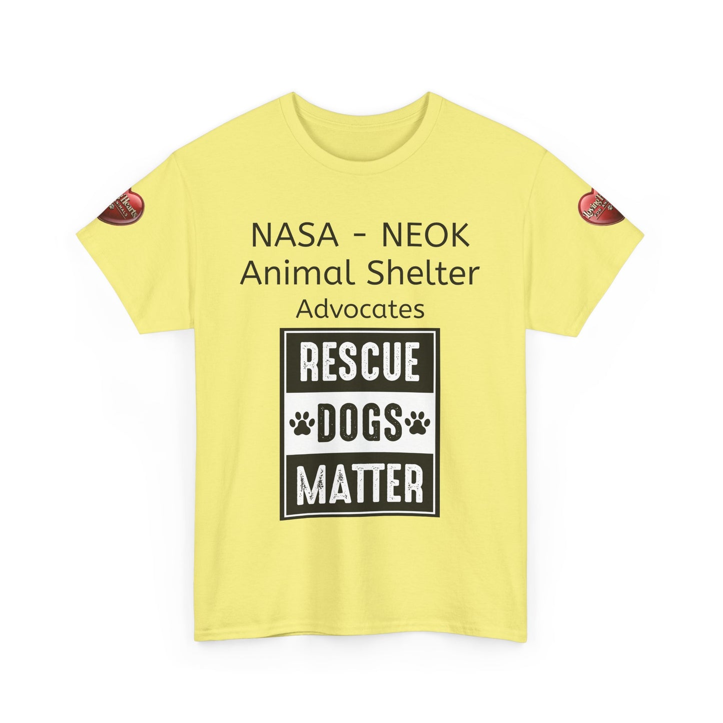 NASA - NEOK Rescue Dogs Matter Tee for Dog Lovers - Adopt Don’t Shop