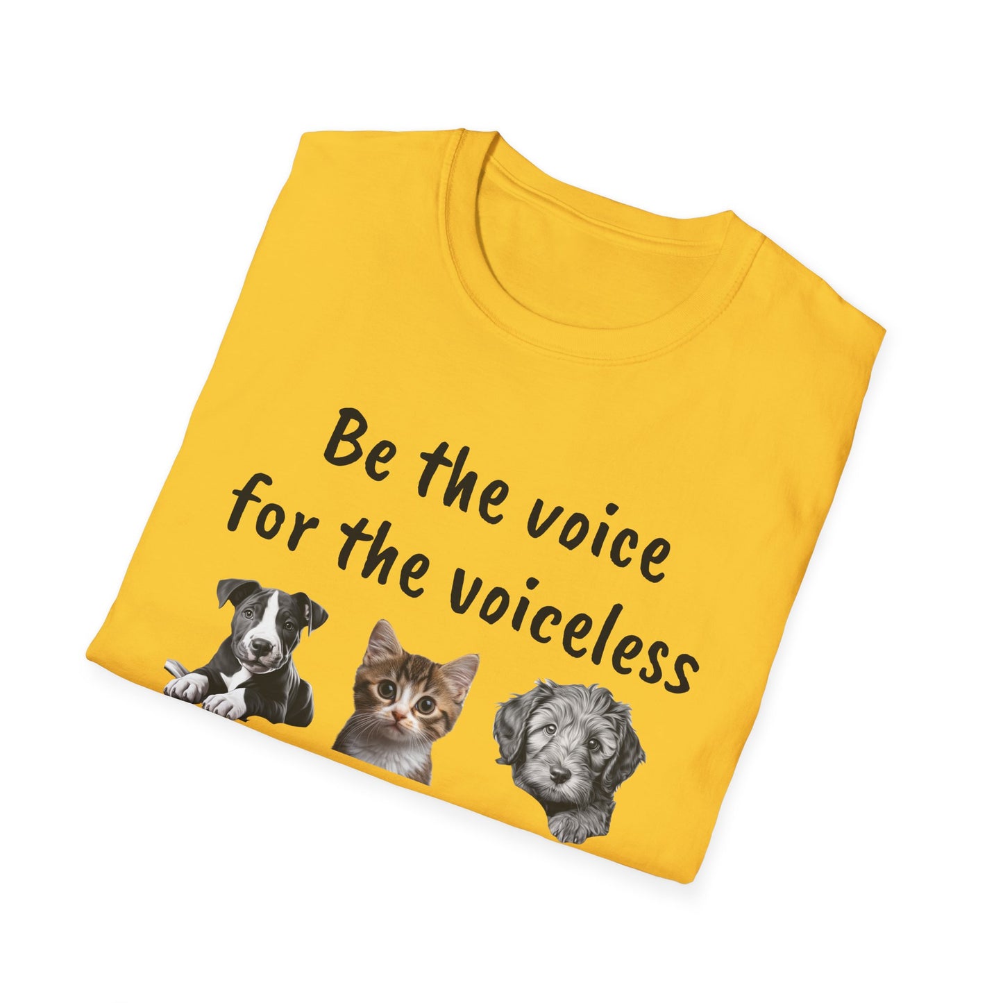 Speak Up for Animals – “Be the Voice for the Voiceless” T-shirt That Makes a Difference