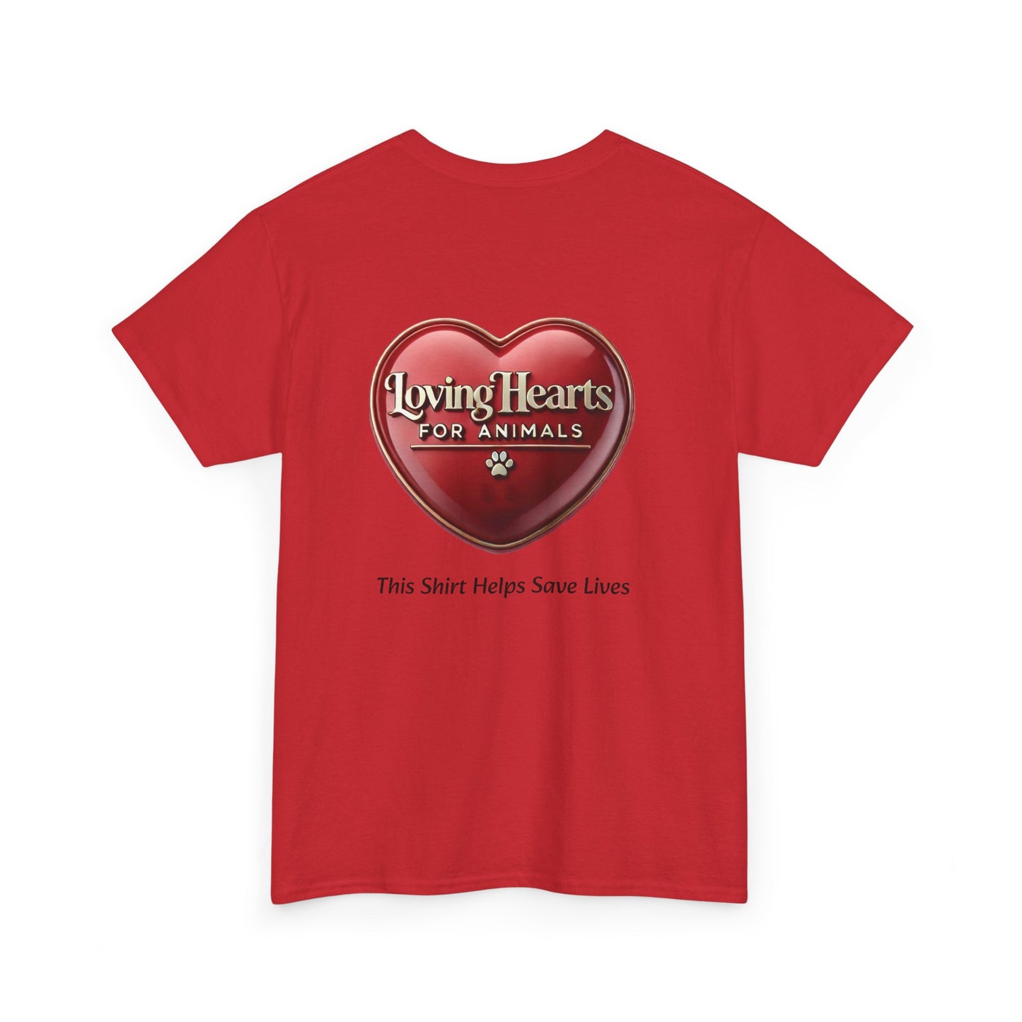 Wear & Rescue: "This Shirt Helps Save Lives" Unisex Heavy Cotton Tee