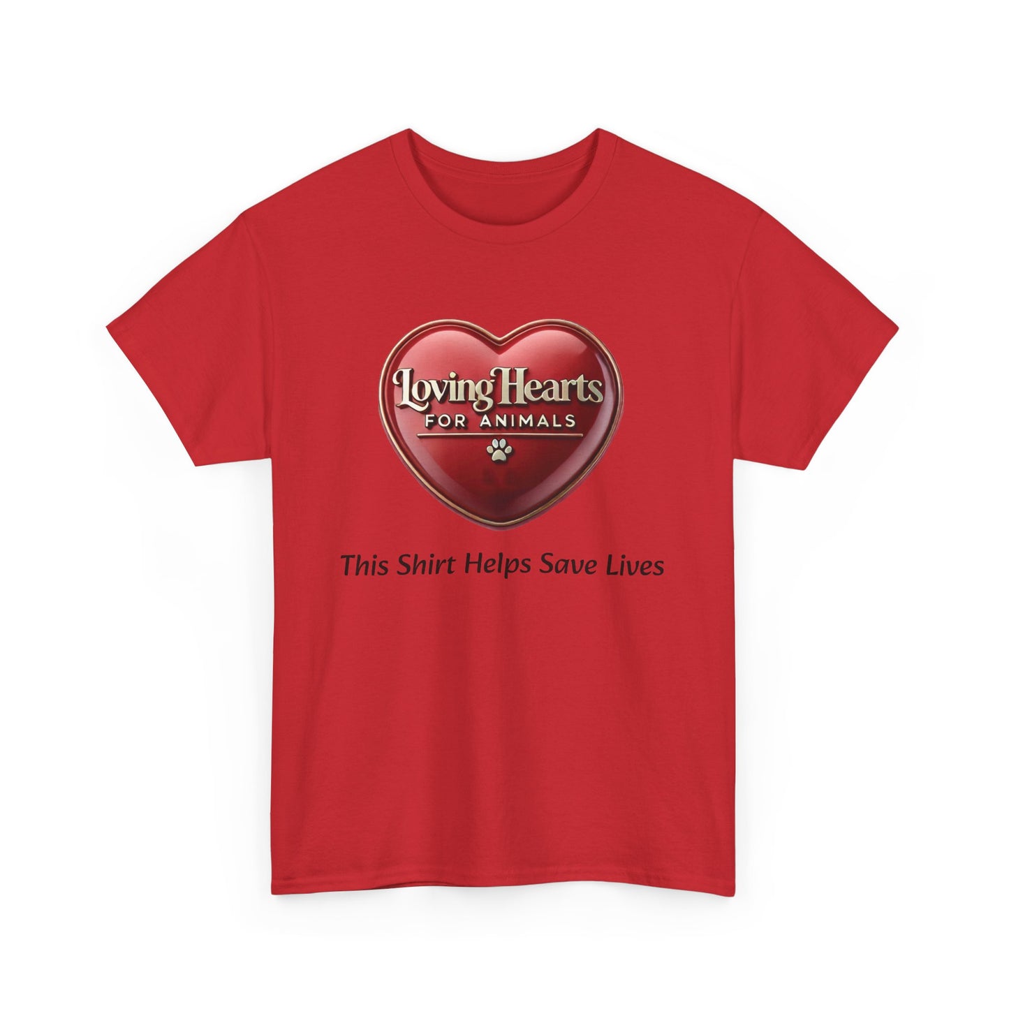 Wear & Rescue: "This Shirt Helps Save Lives" Unisex Heavy Cotton Tee