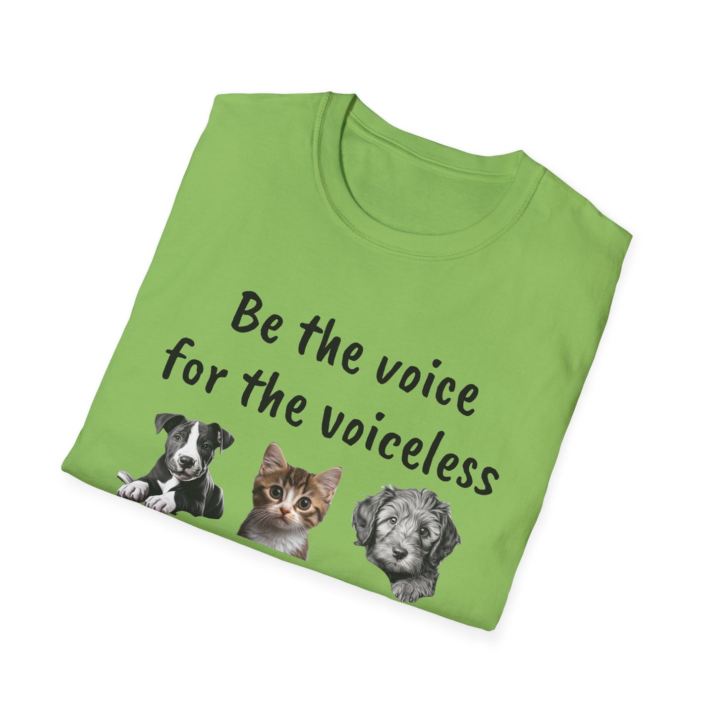 Speak Up for Animals – “Be the Voice for the Voiceless” T-shirt That Makes a Difference