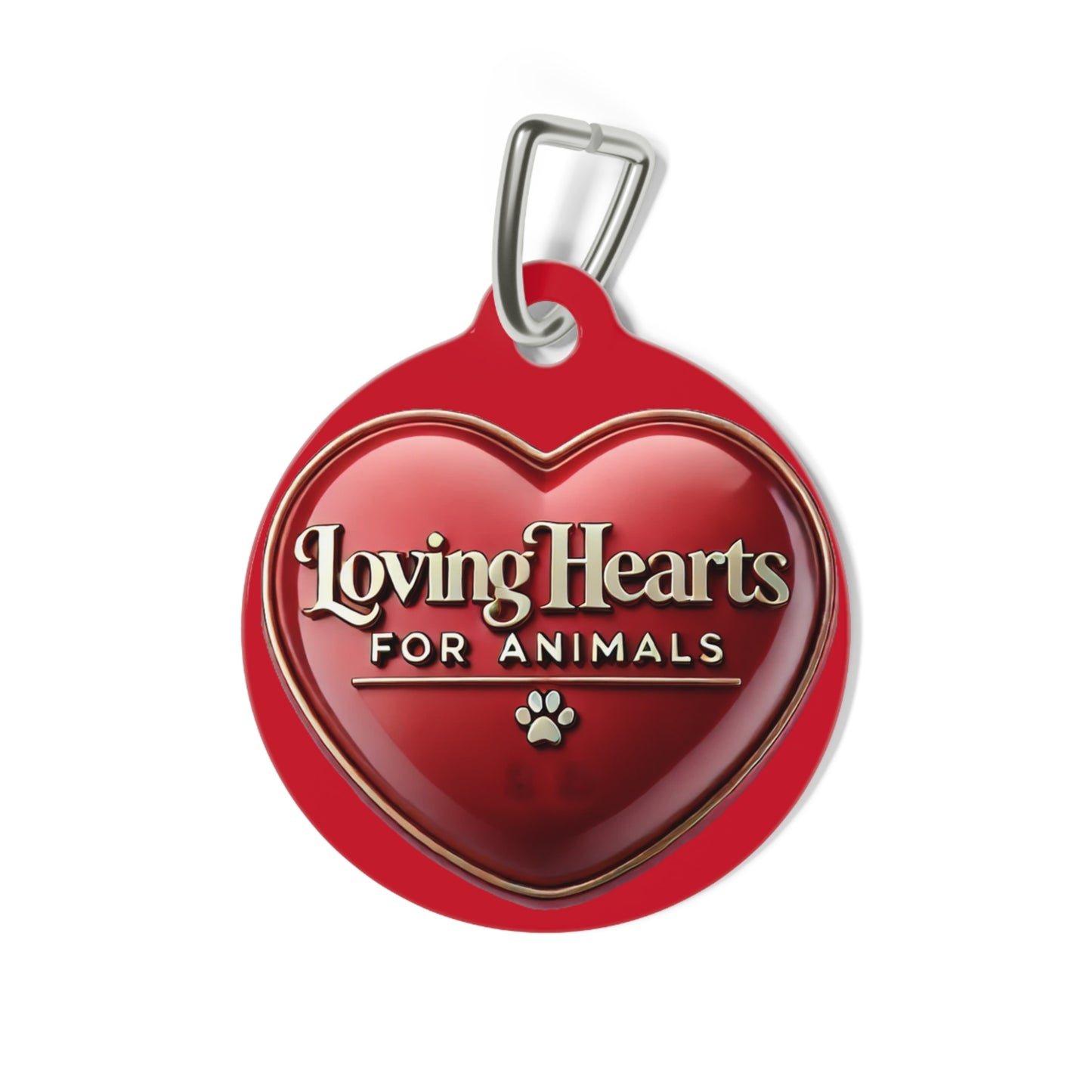 Loving Hearts For Animals Pet Tag – Support Animal Rescues with Every Wag & Purr