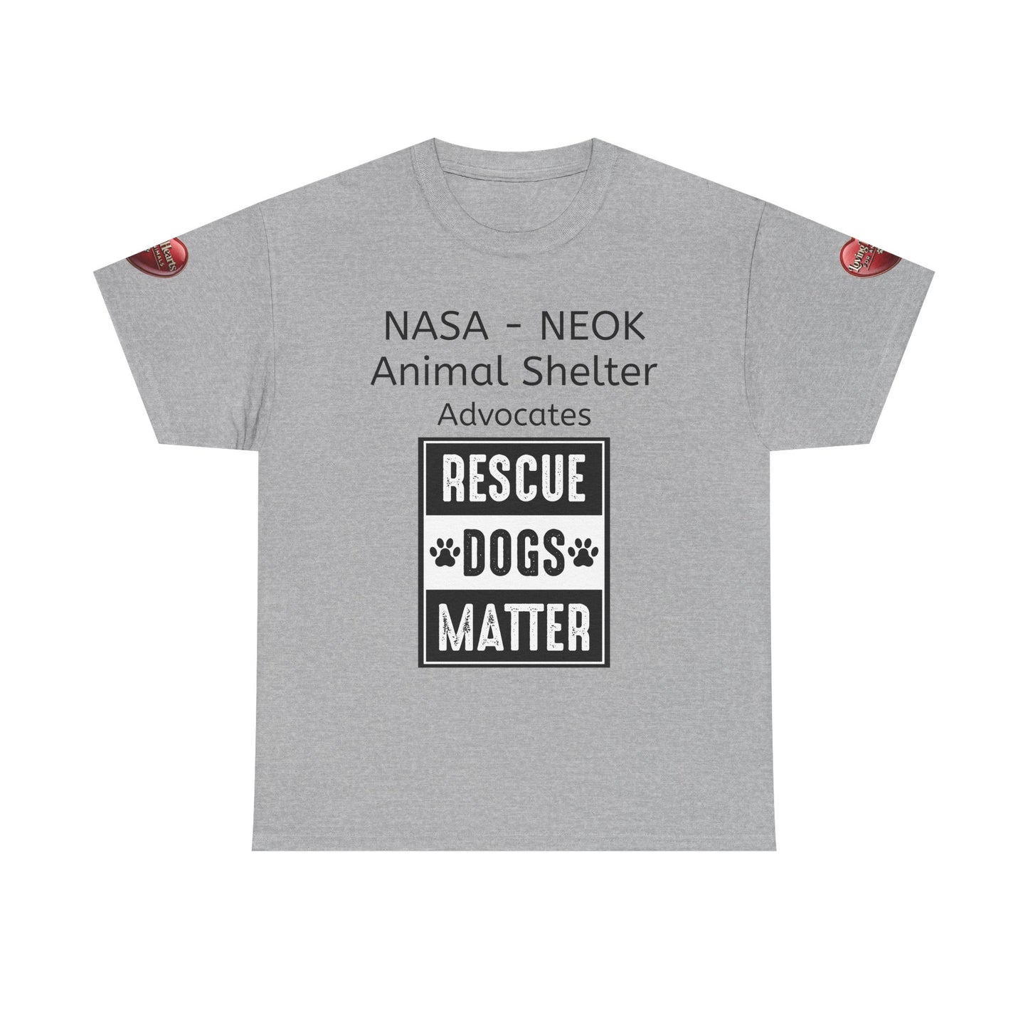 NASA - NEOK Rescue Dogs Matter Tee for Dog Lovers - Adopt Don’t Shop