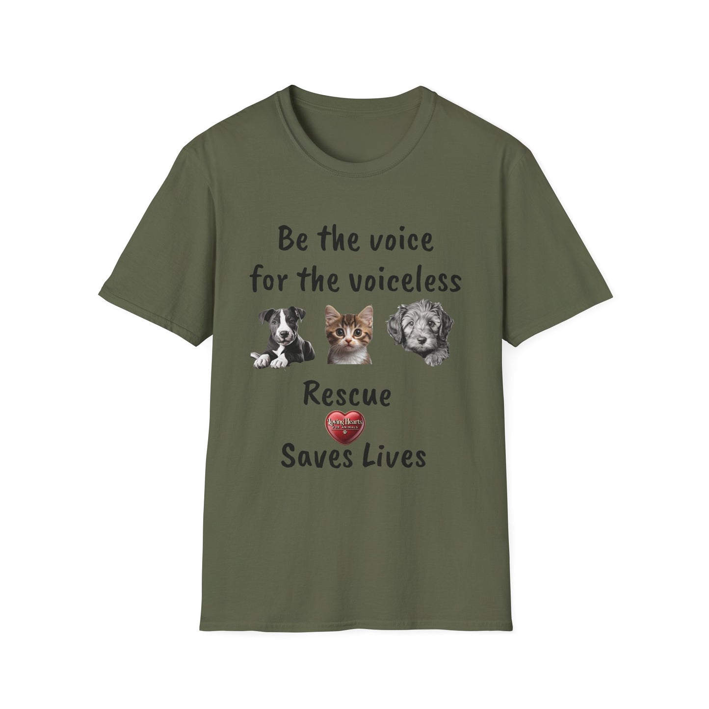 Speak Up for Animals – “Be the Voice for the Voiceless” T-shirt That Makes a Difference