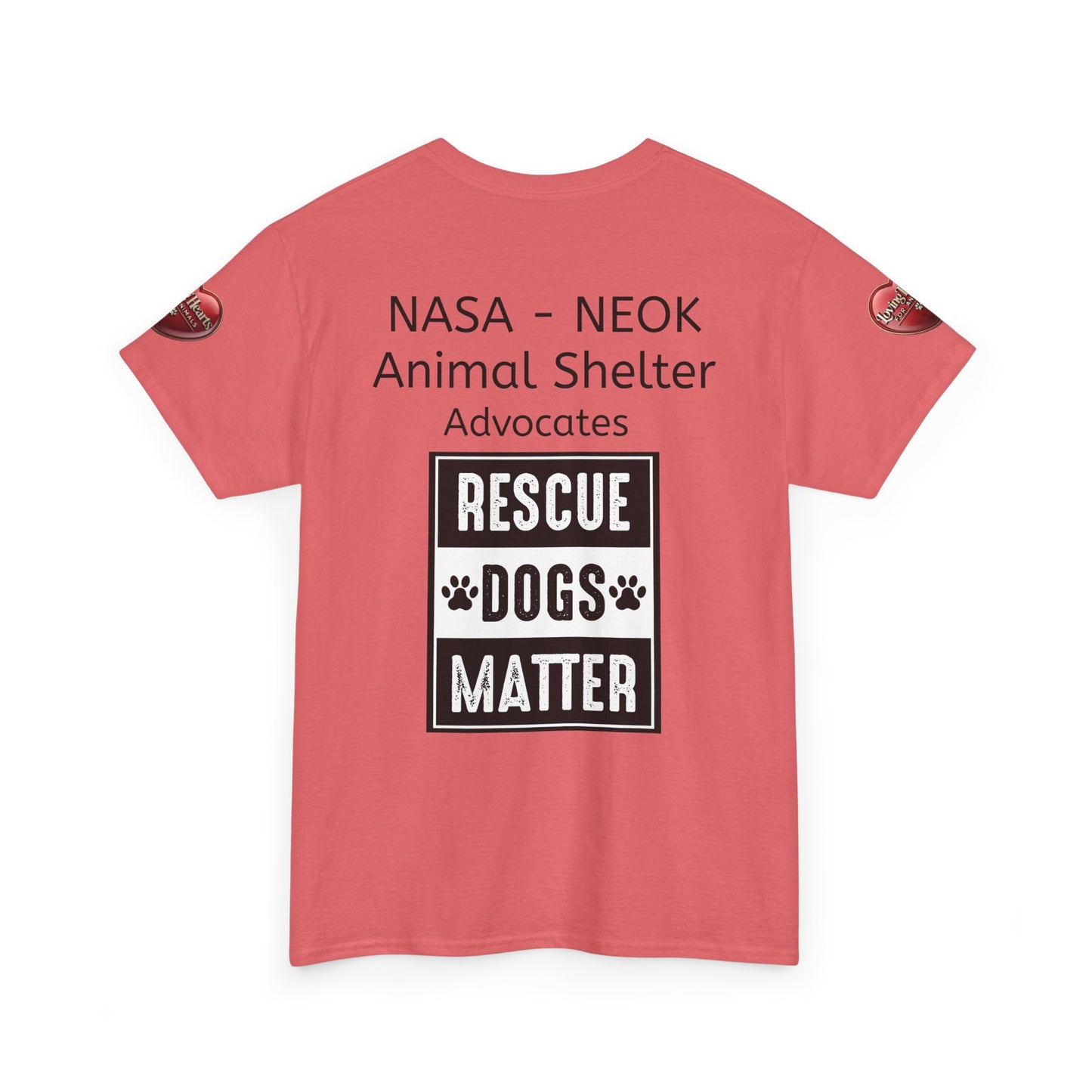 NASA - NEOK Rescue Dogs Matter Tee for Dog Lovers - Adopt Don’t Shop