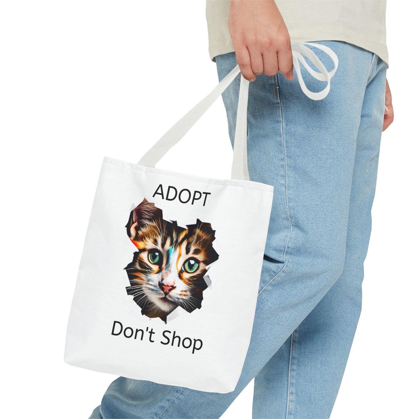 "Tote for a Cause – Adopt Don’t Shop" Tote Bag